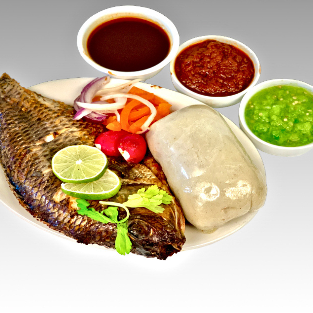 Banku & Tilapia