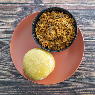 Eba & Egusi