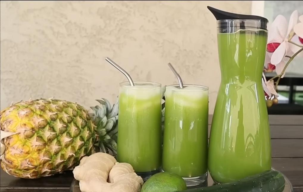 Cucumber Pineapple Ginger Lime Juice